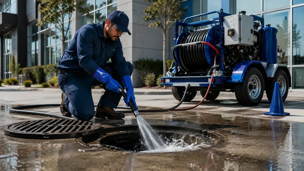 Commercial Hydro Jet Drain Cleaning in Woodland Hills