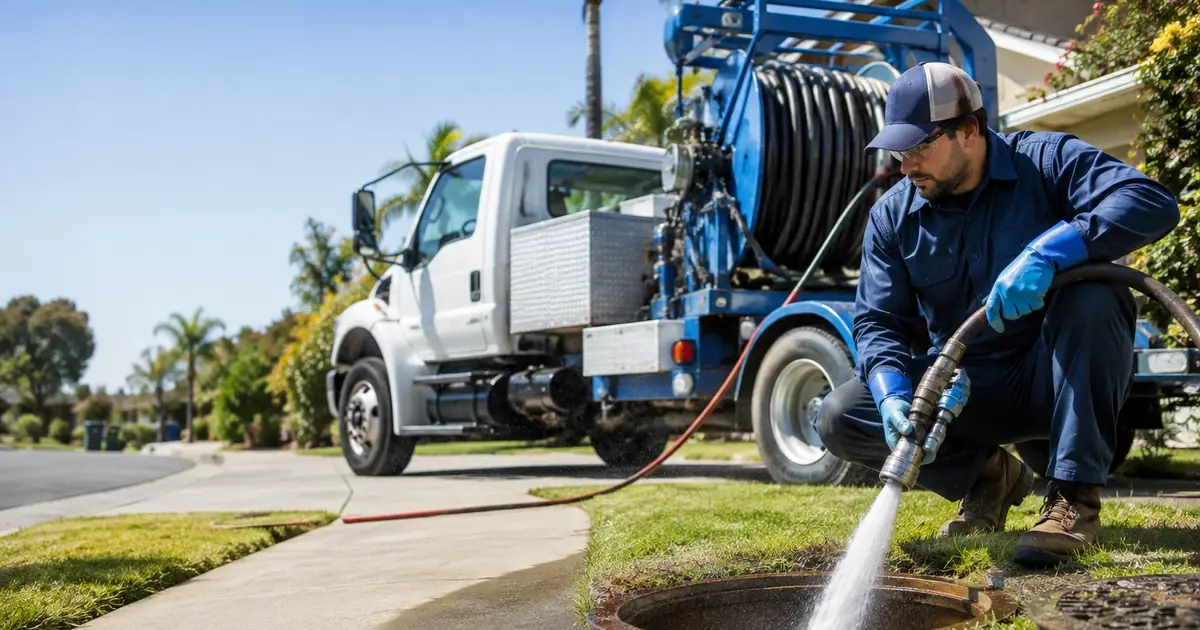 Hydro jet sewer cleaning Woodland Hills