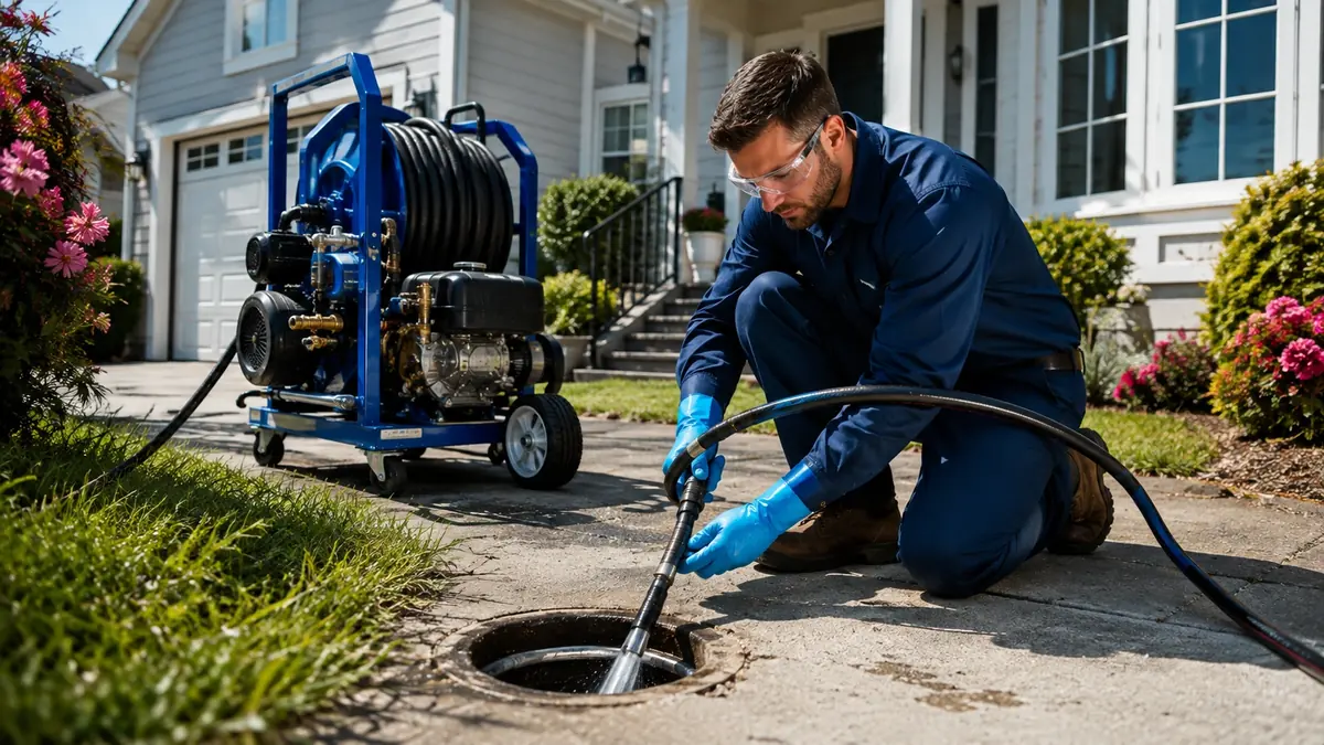 Residential Hydro Jet Drain Cleaning in Woodland Hills